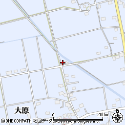 静岡県磐田市大原2188周辺の地図