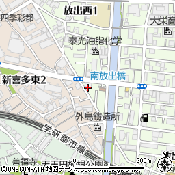 藤本産業株式会社　放出ＳＳ周辺の地図