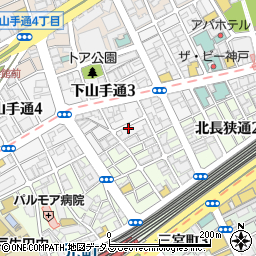 配食のふれ愛・神戸中央店周辺の地図