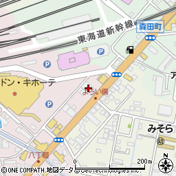 静岡県浜松市中央区東若林町3周辺の地図