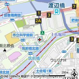 三井ガーデンホテル大阪プレミア周辺の地図