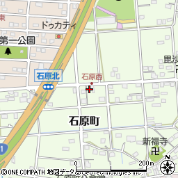 静岡県浜松市中央区石原町408周辺の地図