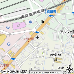 静岡県浜松市中央区神田町389周辺の地図