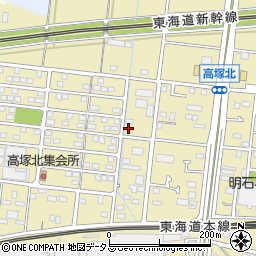 静岡県浜松市中央区高塚町1887周辺の地図