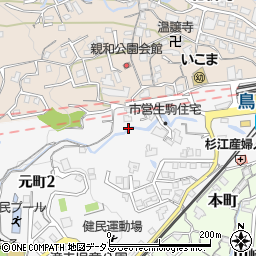 元町広場周辺の地図