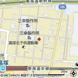 静岡県浜松市中央区高塚町728周辺の地図