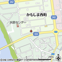 島根県益田市かもしま西町8-16周辺の地図