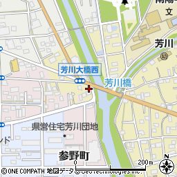 静岡県浜松市中央区芳川町40周辺の地図