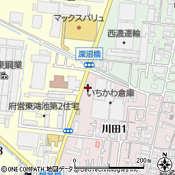 カーコンビニ倶楽部オートウエスト周辺の地図