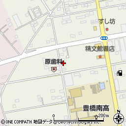 愛知県豊橋市南大清水町元町346周辺の地図