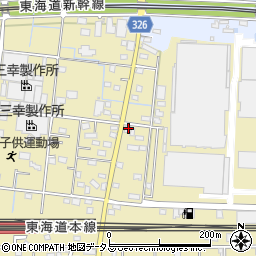 静岡県浜松市中央区高塚町433周辺の地図