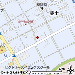 静岡県菊川市赤土888周辺の地図