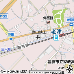 豊田鉄工周辺の地図