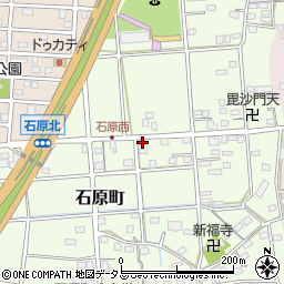 静岡県浜松市中央区石原町417周辺の地図