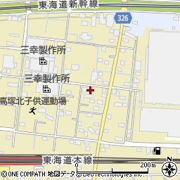静岡県浜松市中央区高塚町717周辺の地図