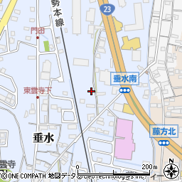 三重県津市垂水633周辺の地図