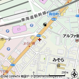 静岡県浜松市中央区神田町383周辺の地図
