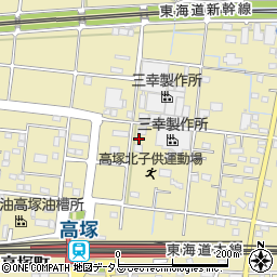 静岡県浜松市中央区高塚町734周辺の地図