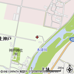 三重県伊賀市上神戸278周辺の地図