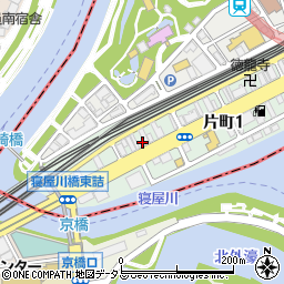 湯浅商店モータープール部周辺の地図