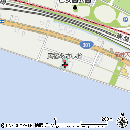 静岡県湖西市新居町新居3392周辺の地図