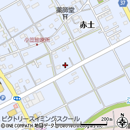 静岡県菊川市赤土893周辺の地図
