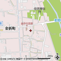 静岡県浜松市中央区金折町952周辺の地図