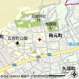 兵庫県神戸市兵庫区五宮町19周辺の地図