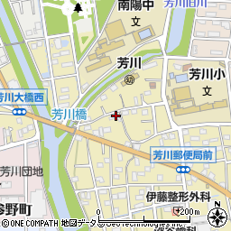 静岡県浜松市中央区芳川町127周辺の地図