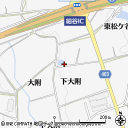 愛知県豊橋市細谷町井ノ上周辺の地図