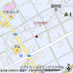 静岡県菊川市赤土1141-3周辺の地図