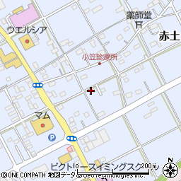 静岡県菊川市赤土1141-3周辺の地図