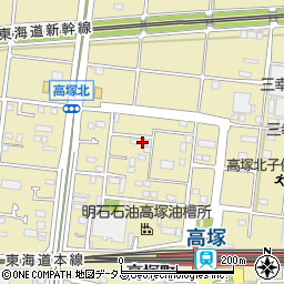 静岡県浜松市中央区高塚町1383周辺の地図