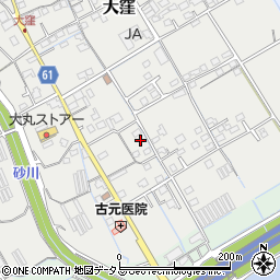 岡山県岡山市北区大窪周辺の地図