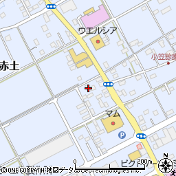 静岡県菊川市赤土1366周辺の地図