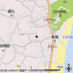 静岡県下田市白浜2198周辺の地図
