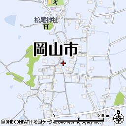 岡山県岡山市北区富原1014周辺の地図