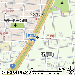 静岡県浜松市中央区石原町463周辺の地図