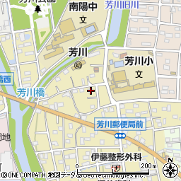 静岡県浜松市中央区芳川町170周辺の地図