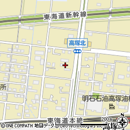 静岡県浜松市中央区高塚町1358周辺の地図
