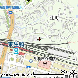 奈良県生駒市辻町1126-6周辺の地図