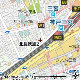 三宮センイ商店街振興組合周辺の地図