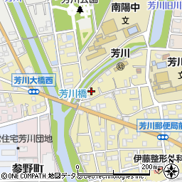 静岡県浜松市中央区芳川町112周辺の地図