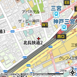地鶏専門 たか鳥 神戸三宮店周辺の地図