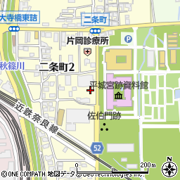 スペースＥＣＯ大和西大寺駅前第３駐車場周辺の地図
