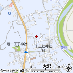 静岡県牧之原市大沢34-17周辺の地図