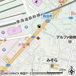 静岡マツダ浜松森田店周辺の地図