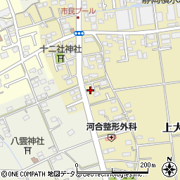 静岡県磐田市上大之郷317周辺の地図