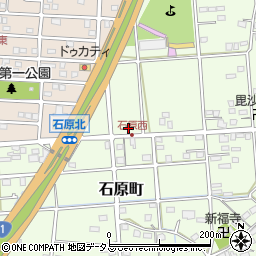 静岡県浜松市中央区石原町446周辺の地図