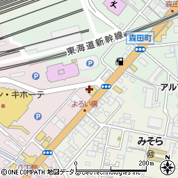 静岡県浜松市中央区東若林町1周辺の地図
